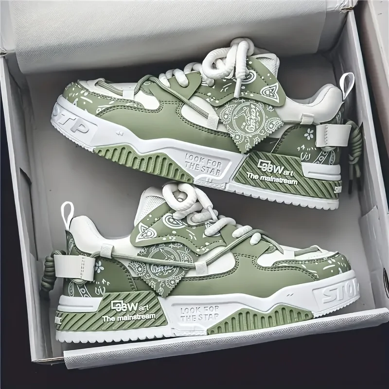 Sneakers, MAINALUN Skateboarding Shoes - Fashionable and Comfortable Low Top Sp…