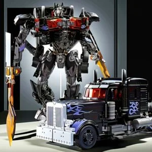 1 Optimus Prime transformable mecha series robot truck model, perfect gift for birthdays, parties, Christmas and Halloween