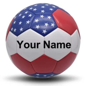 [Customizable #5 Soccer Ball] Unique Customizable #5 Soccer Ball, Thickened Mirror PU | Machine-Sewn, PU Material, with Personalized Name and Logo, Ideal for Valentine's, Christmas, New Year, Father's Day for Adults