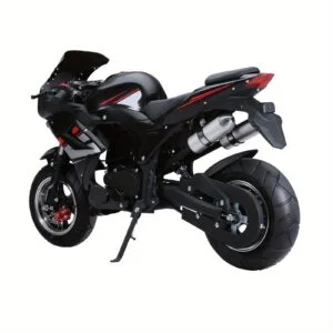 1 X Mini Motorcycle 49Cc 4-Stroke Pocket Rocket Motorcycle, 8-Inch Wheel Mini Motorcycle, Gas Motorcycle with Front Disc Brakes, Top Speed 20 Mph