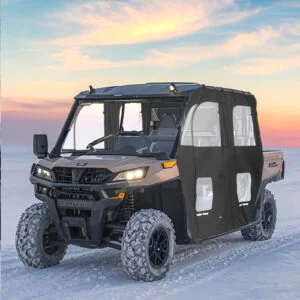 UTV Cab Enclosure Upper Doors Set Zipper for CFMOTO Uforce 1000 XL 2022-2024
