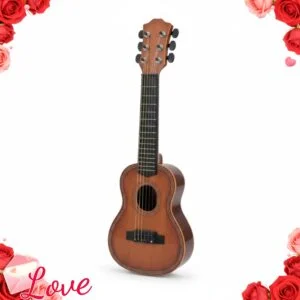 21-inch 6-String Simulated Wood Grain /Guitar Suitable for Weddings & Parties - Real String Wire, Easy-to-Play Portable Guitar for Beginners & Pros, Color (No amplifier Required)