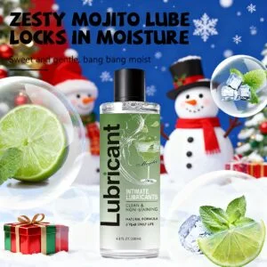 1pc Lubricant Hypoallergenic Water-Based Lube Mojito 6.8oz Water-Based Lubricant Adult Vaginal And Anal Sex Lubricant Gifts For Couples SM Sex Toys Of Couple'S Individual'S Intimacy Safe Use Of Condoms And Toys Easy To Clean Non-Staining