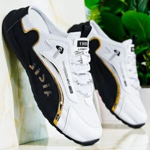 [sneakers] Spring New Men'S Fitness Training Shoes | Classic Black and White Solid Color Striped Design Home Slippers, Lined with Fabric, Providing Good Comfort, Suitable for Daily Indoor Fitness Exercise, Holiday Beach Travel, Versatile Helper