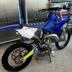 Plastic Restyle Kit for 2002-2020 Yamaha YZ125 & YZ250, Complete 8-Piece Set, Blue & White