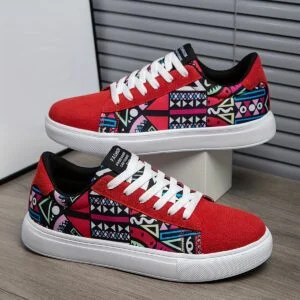 Men's Trendy Street Style Skate Shoes, Comfy Non Slip Casual Street Style Sneakers For Men's Outdoor Activities