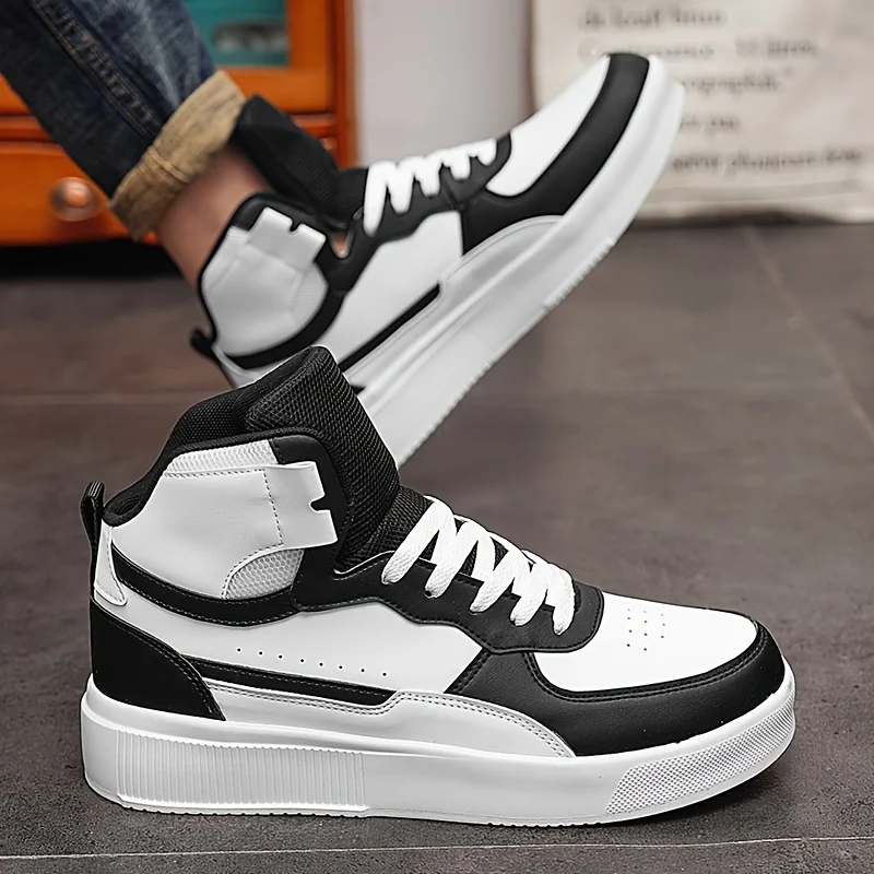 Men'S Casual Sneakers, High-Top Flat Shoes, Outdoor Boots for All Seasons, Men'… - Image 11