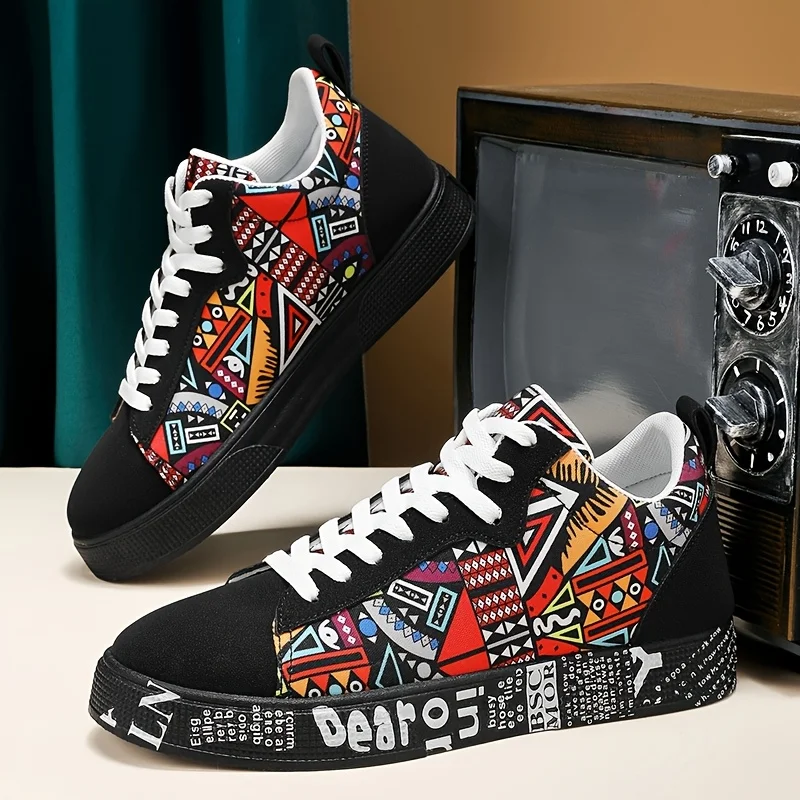 [Men's Sneakers | Fashion] Men's Sneakers | Fashion Low-Top Skate Shoes - Breat…
