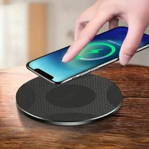 New 15W Wireless Fast Charger for Apple, Samsung, Xiaomi, Huawei Phones - Round Charger