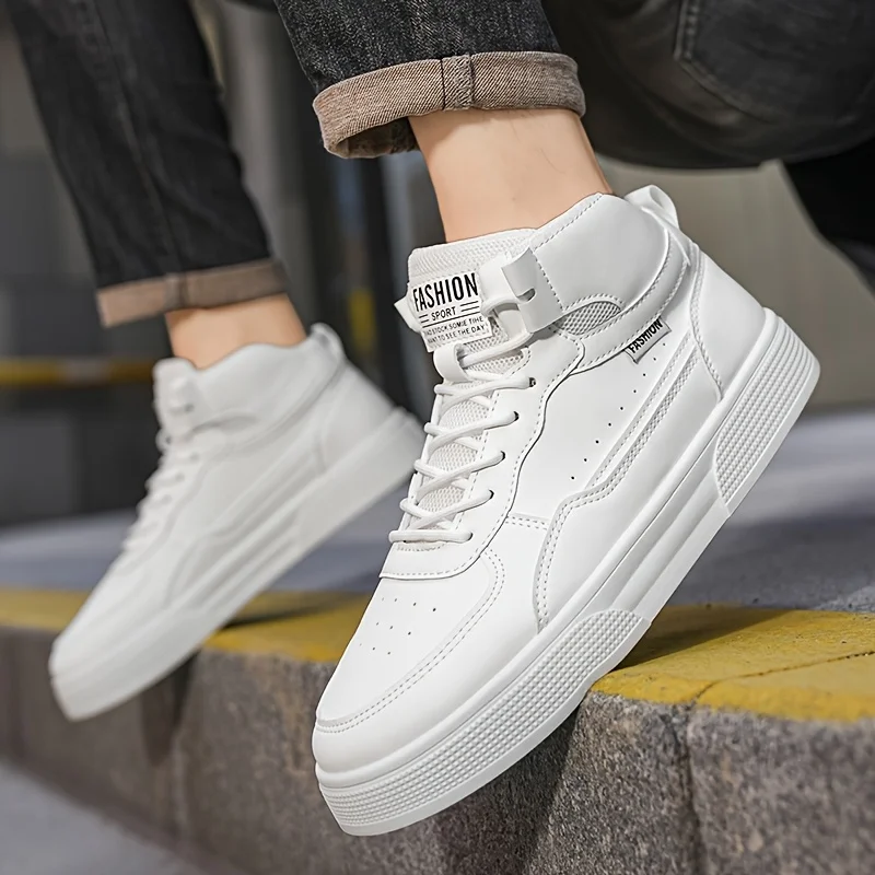 Breathable Skate Shoes for Men, Casual Mid-Top Sneakers, Versatile Sneakers for… - Image 5