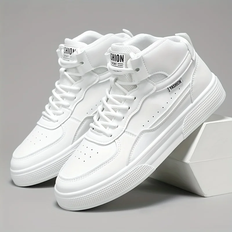 Breathable Skate Shoes for Men, Casual Mid-Top Sneakers, Versatile Sneakers for… - Image 8