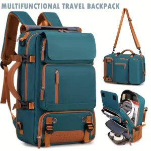 [Men's Fashion Travel Backpack] Backpack Men's Fashion Large Capacity Multi functional Travel Backpack, with multiple pockets and a computer exclusive compartment for better protection of items. It has two convenient modes of transportation: cross shoulder and back