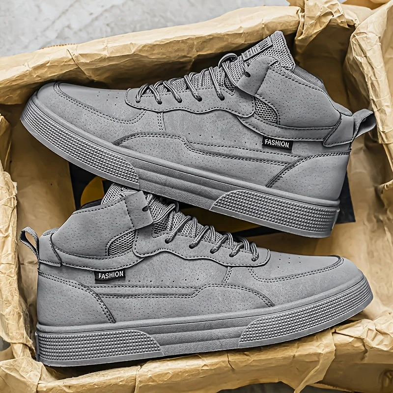 Breathable Skate Shoes for Men, Casual Mid-Top Sneakers, Versatile Sneakers for… - Image 28